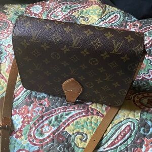 Louis Vuitton Tan and Brown Monogram Box Bag